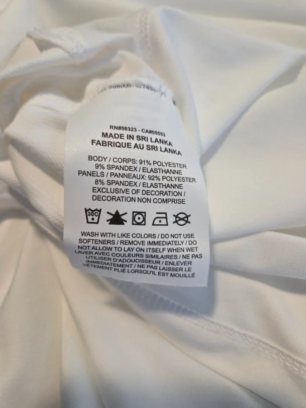 Nike Pro Men's Dri-Fit White Short Sleeve Compression Fitted Training Shirt Sz L - Picture 6 of 9